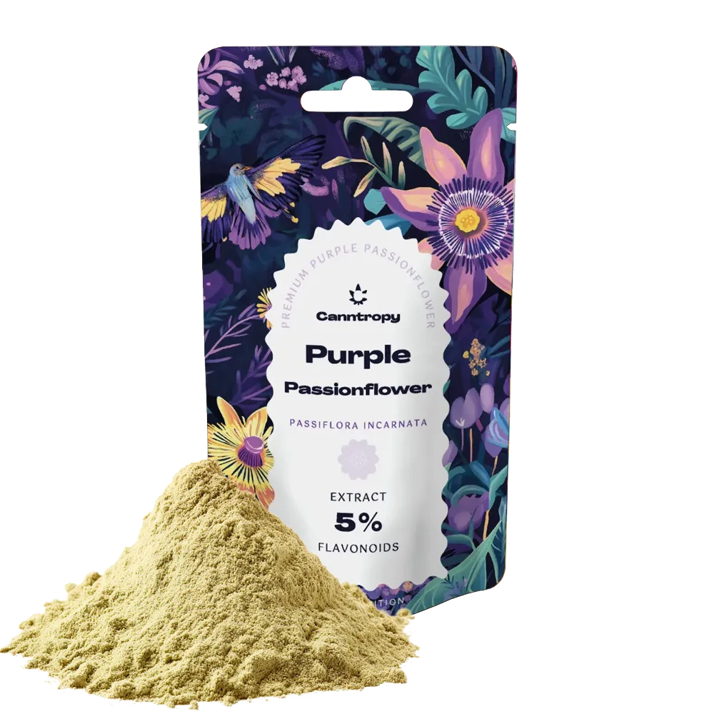 Canntropy Purple Passion kvet (Passiflora incarnata) Extrakt, 5 % flavonoidov, 5 g - 100 g 25 gramov