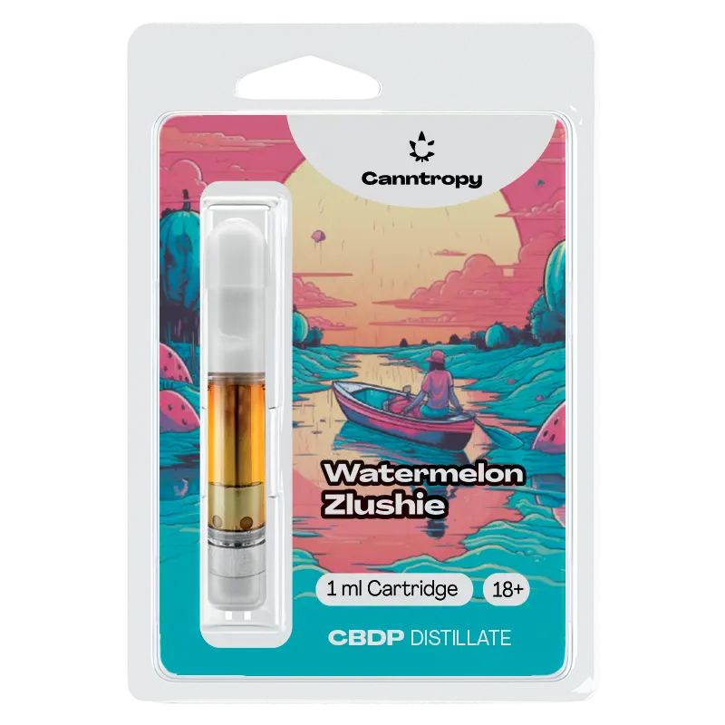 Canntropy Náplň CBDP Watermelon Zlushie, CBDP 88% kvalita, 1 ml