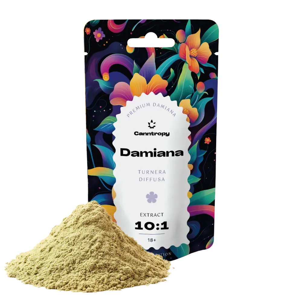 Canntropy Damiana (Turnera diffusa) Extrakt 10:1, 5 g - 100 g 5 gramov