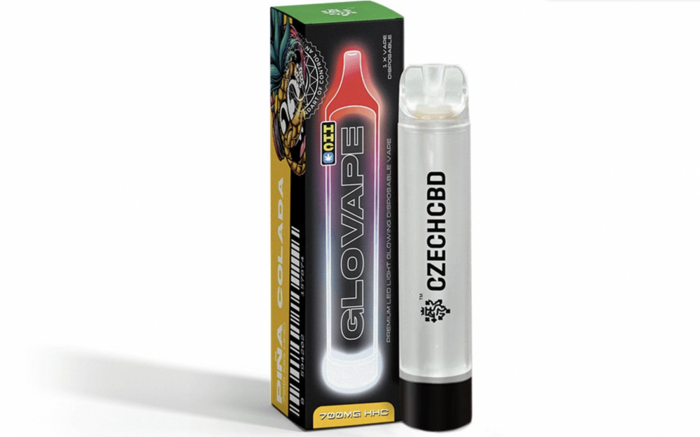 Tsjechische CBD GloVape PinaColada, 700 mg HHC, 1,5 ml