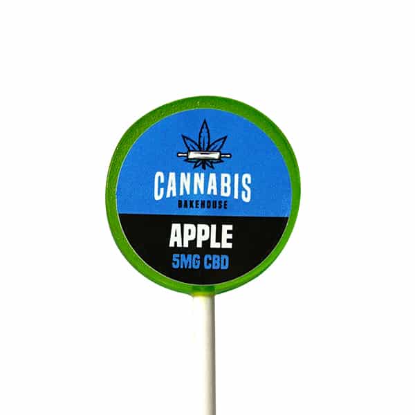 Cannabis Bakehouse CBD Lollypop – jablko, 5 mg CBD, 13 g