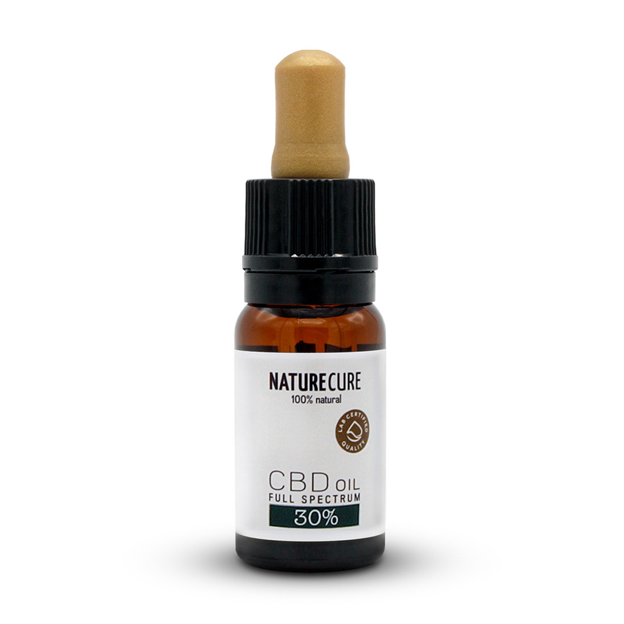 Nature Cure CBD olej s plným spektrom, 30 %, 3000 mg, 10 ml