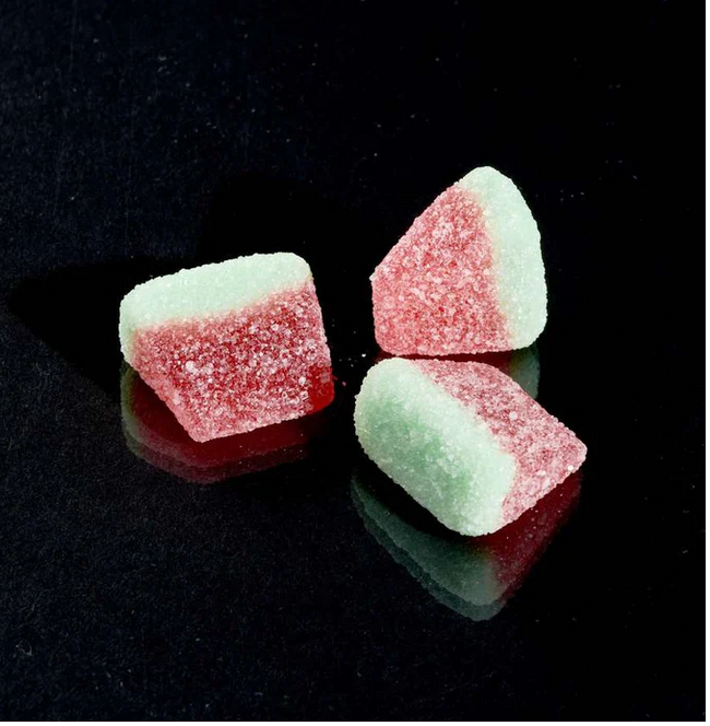 Hi on Nature HHC Gummies Zure Watermeloen, 300 mg, 12 stuks