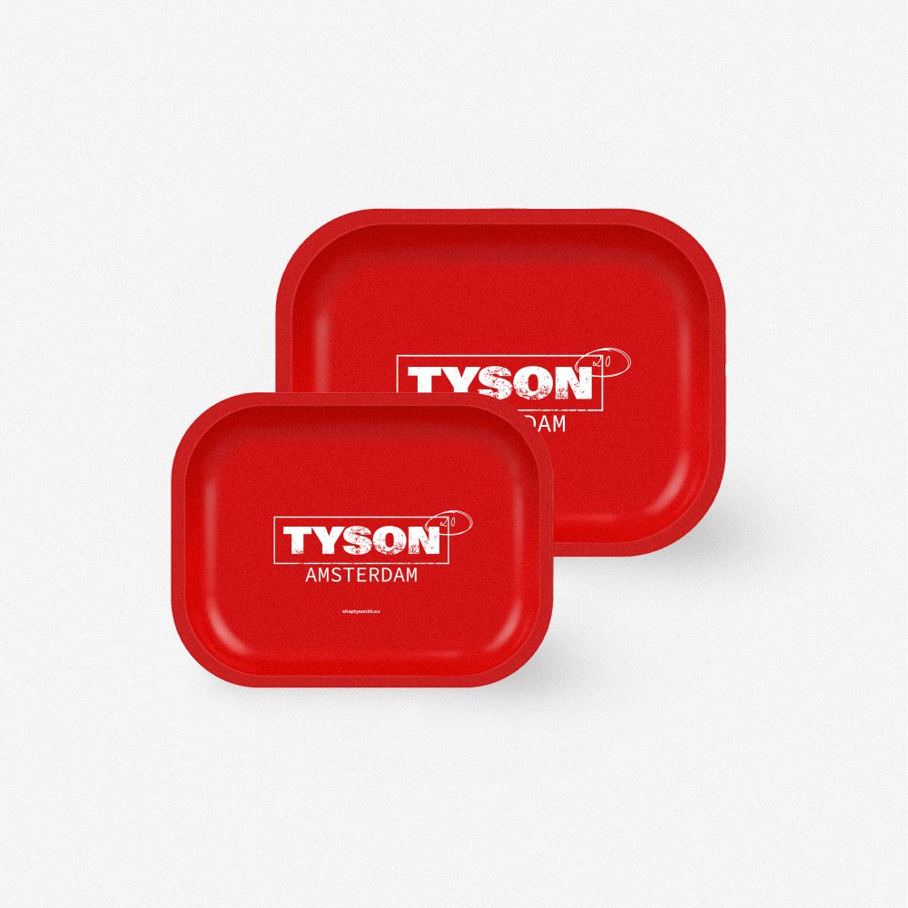 Tyson 2.0 Rolovací podnos stredný, červený - TYSON AMSTERDAM
