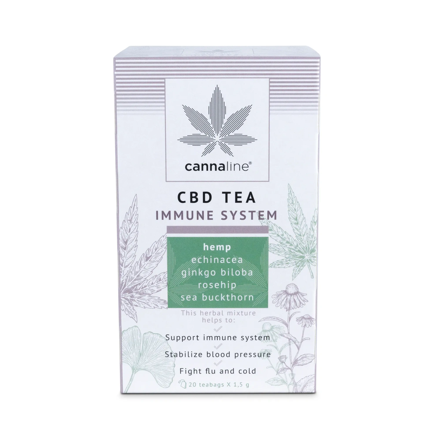 CANNALINE CBD Čaj IMUNITA, 30 g