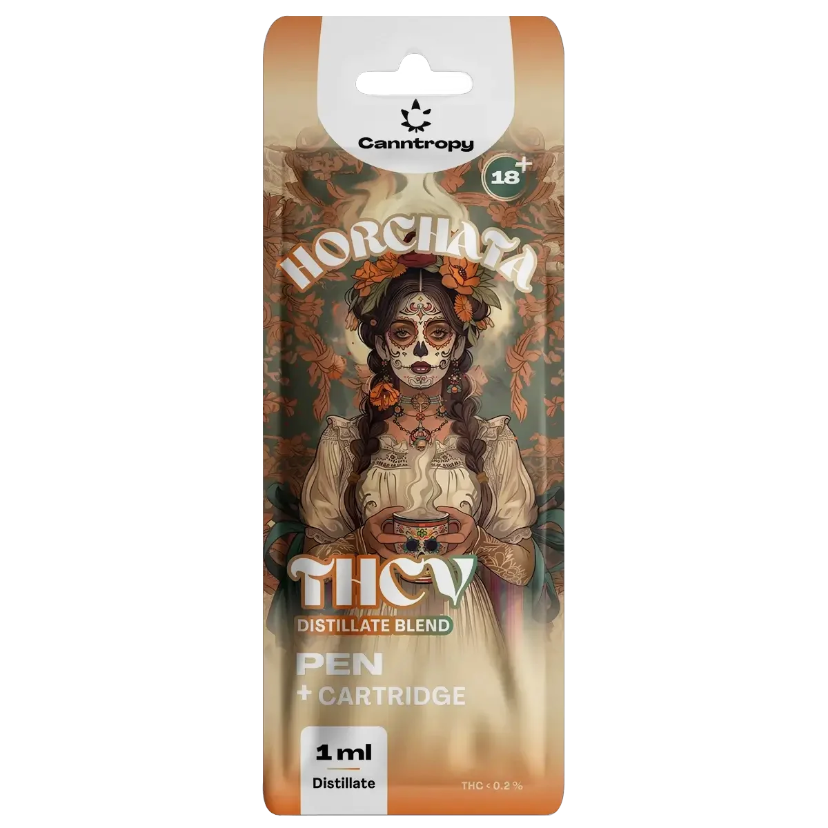 Canntropy THCV Pero + Cartridge Horchata, THCV 30 %, 1 ml