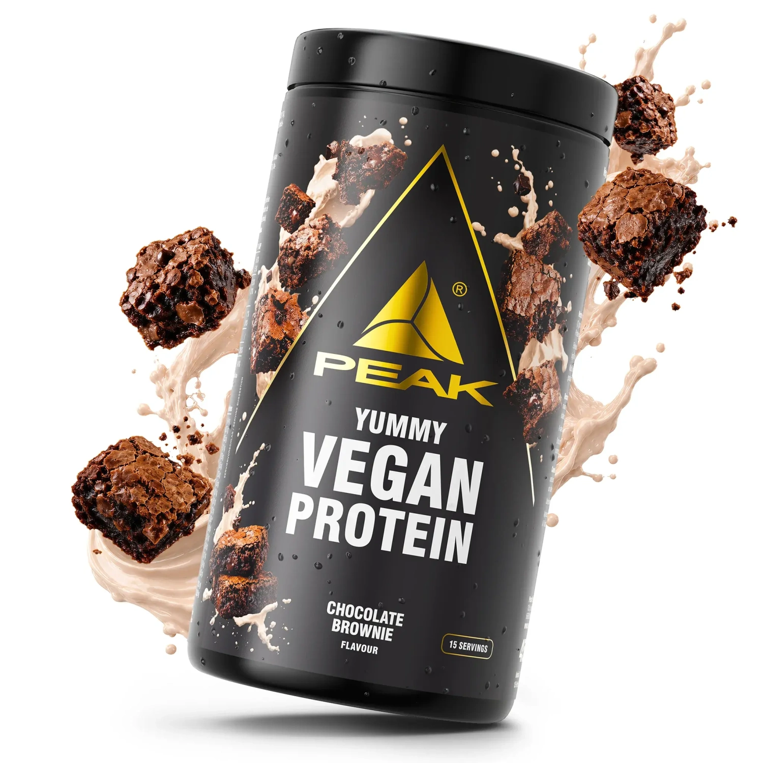 Peak Yummy Veganski protein 450g Chocolate Brownie