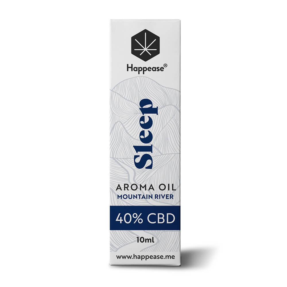 Happease Sleep CBD Olej Mountain River, 40% CBD, 4000 mg, 10ml