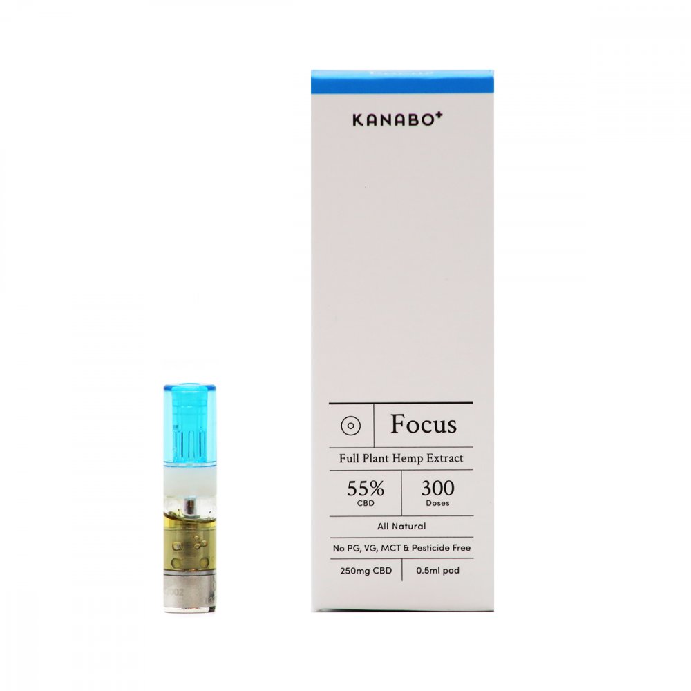 Kanabo Focus 55% CBD - CCELL Patroon, 0,5 ml