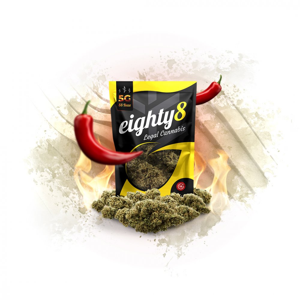 Eighty8 88 Nevel CBD-hennep Bloem -1 tot 25 gram