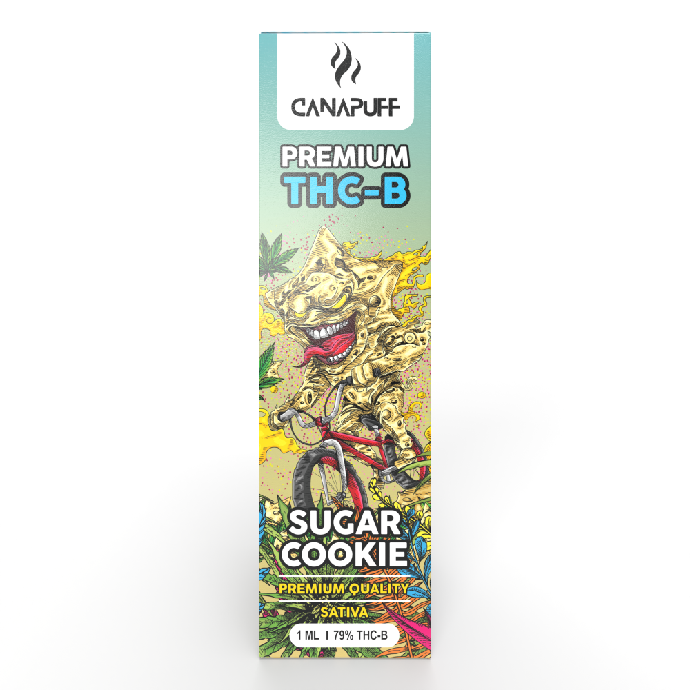 CanaPuff Wegwerp Vape Pen Suikerkoekje, 79% THCB, 1 ml