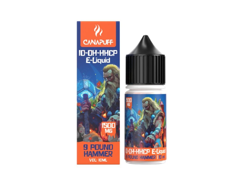 CanaPuff 10-OH-HHCP Vloeistof 9 Pond Hammer, 1500 mg 10-OH-HHCP, 10 ml