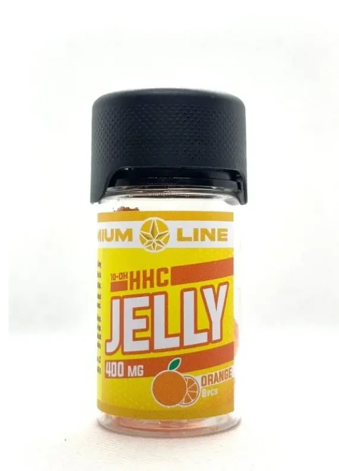 Czech CBD 10-OH-HHC Jelly Orange, Premiumlinie, 400 mg, 8 Stück