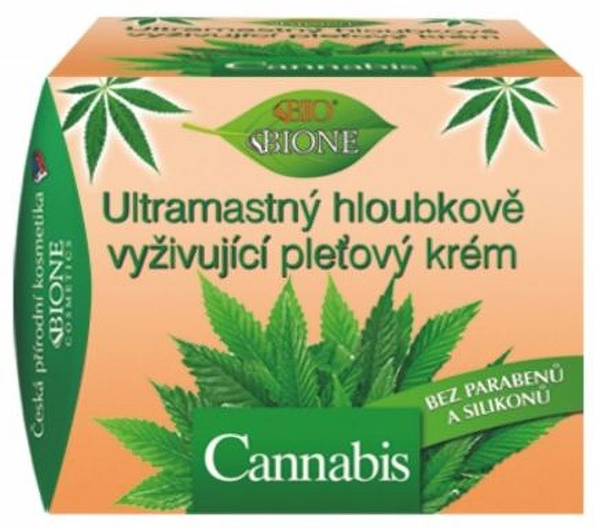 Bione Cannabis Veľmi mastný hlboko výživný krém na tvár, 51 ml