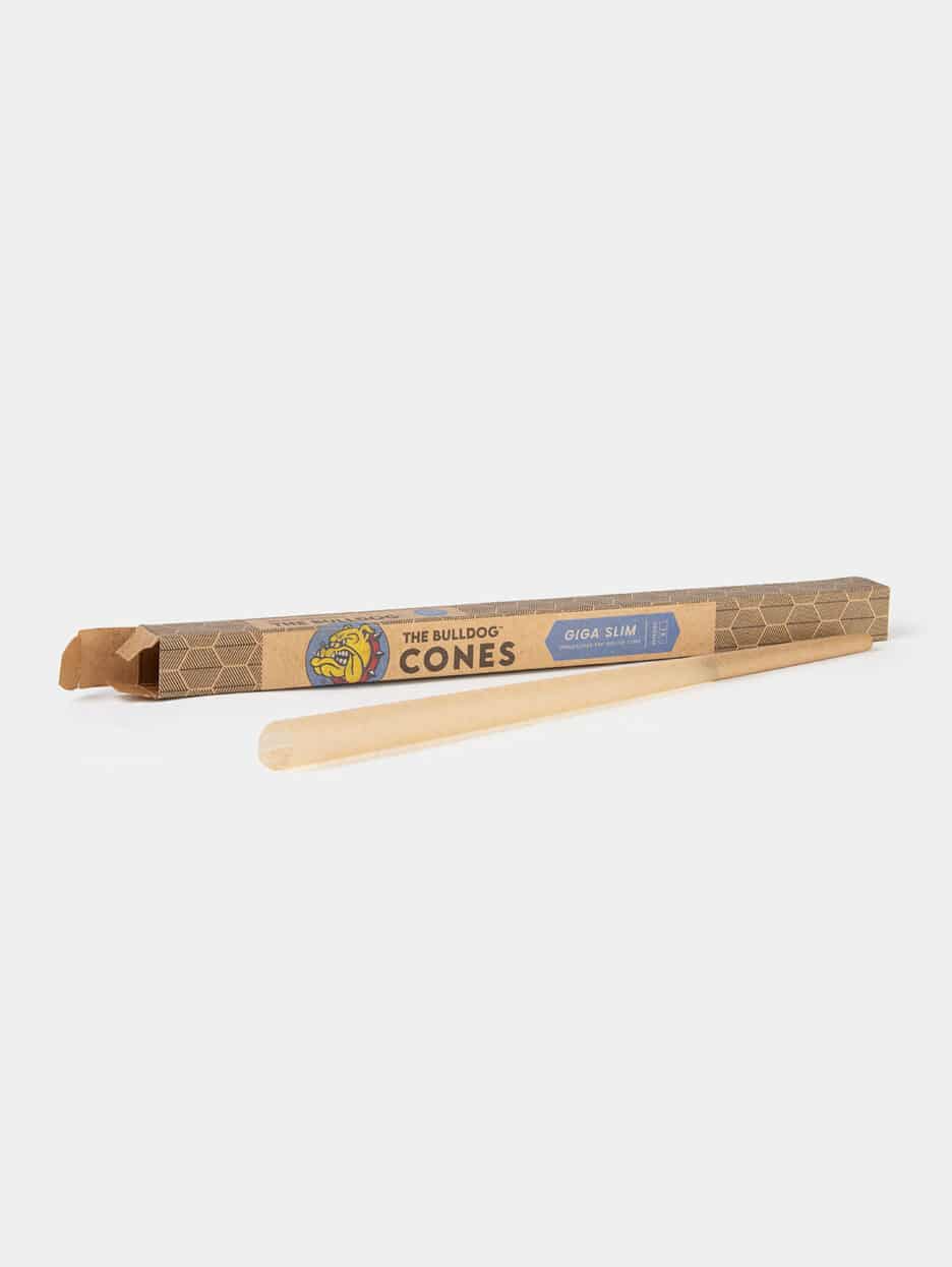 The Bulldog Giga Slim Unbleached Cones