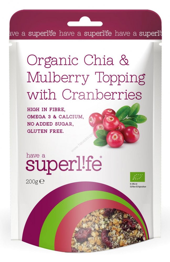 SuperLife Přírodní mix is koud brusinek 200g