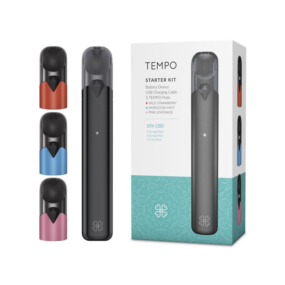 Harmony TEMPO CBD Starter Kit Classics, 318 mg CBD, 3 stuks