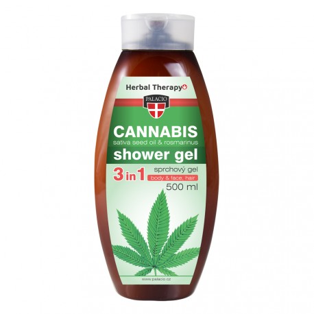 Palacio Sprchový gél Cannabis Rosmarinus, 500 ml