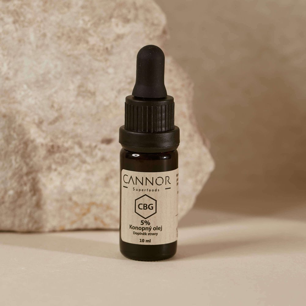 Cannor CBG Konopný olej 5%, 10 ml