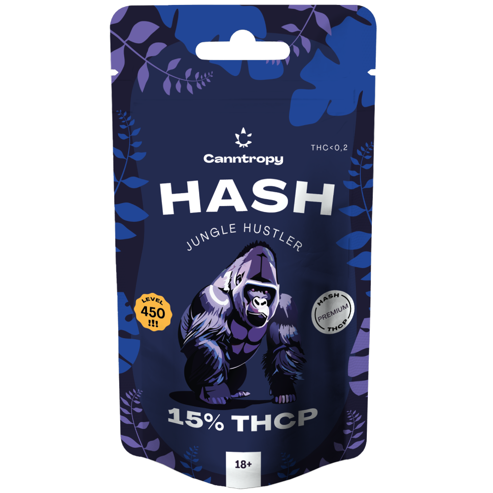 Canntropy THCP Hash Jungle Hustler, 15 % THCP, 1 g - 100 g