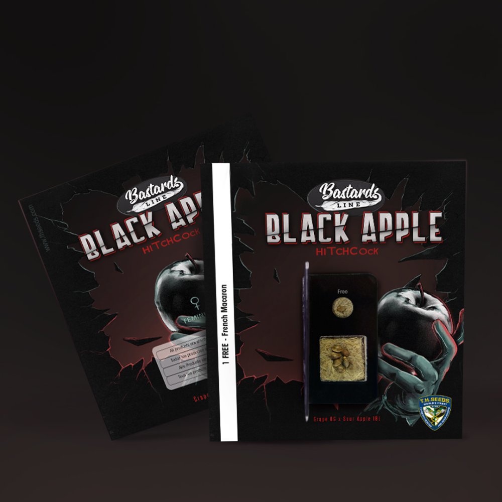 T.H.Seeds™ Konopné semená Bastards Line: Black Apple Hitchcock, rôzne balenia, feminizované 6+1 ks