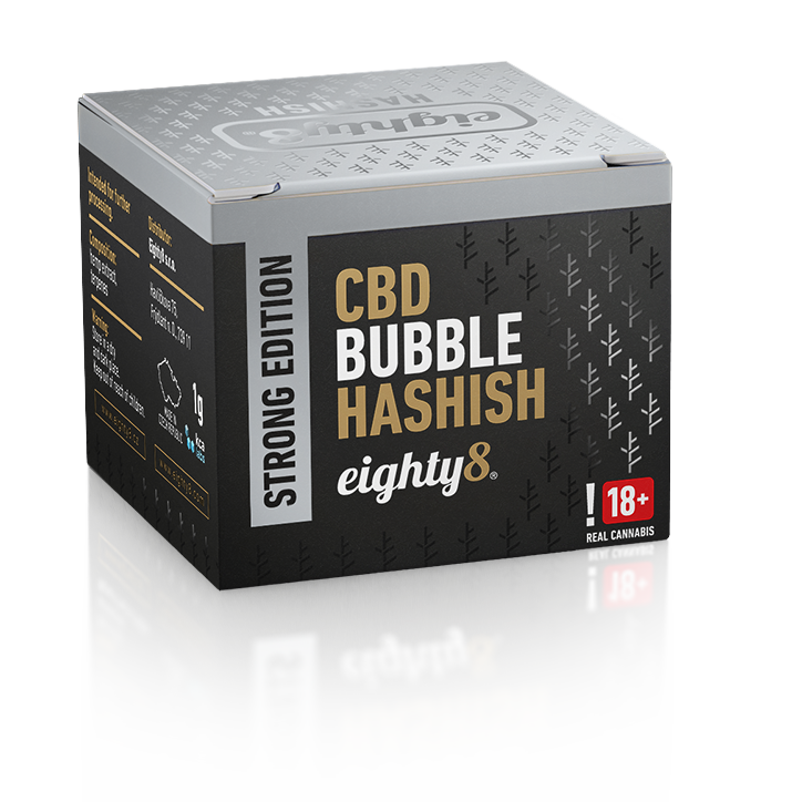 Eighty8 Bubble Hash 25 % CBD, 1 g