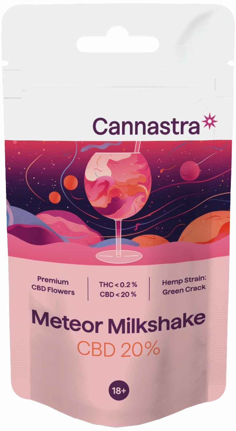 Cannastra CBD Flowers Meteor Milkshake, CBD 20 %, 1 g – 100 g 1 gram