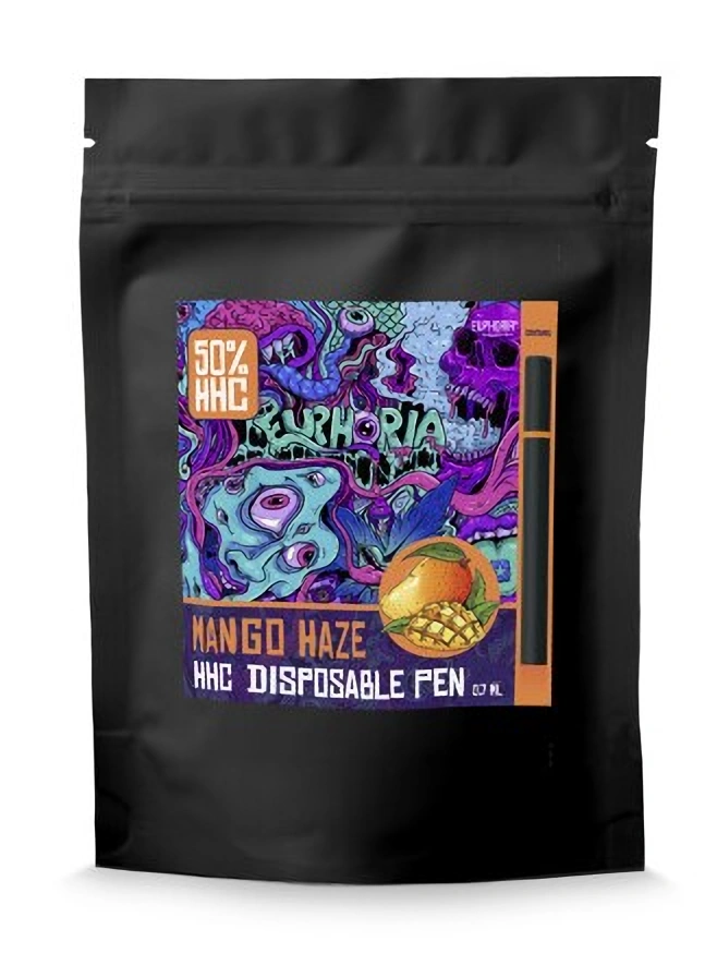 Euphoria HHC Vape-pen Mango Haze, 50%, 0,7 ml