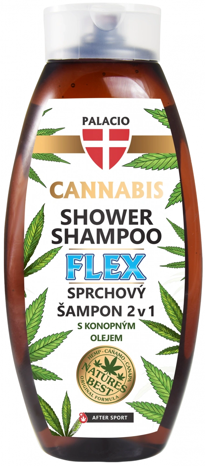 Palacio CANNABIS Sprchový šampón Flex, 500 ml