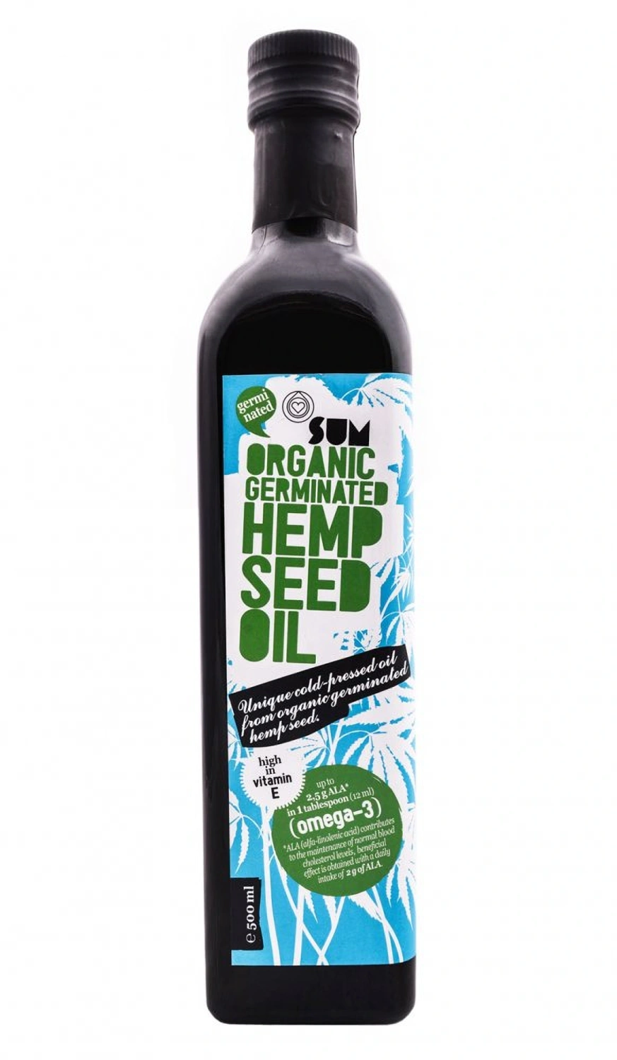 SUM Hennepolie uit gekiemde zaden BIO 500 ml