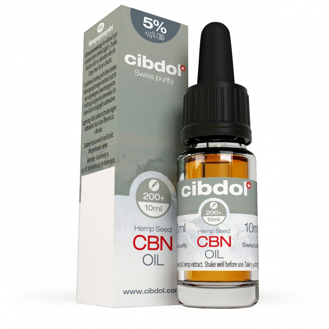 Cibdol Hennepolie 5% CBN en 2,5% CBD, 500:250 mg, 10 ml