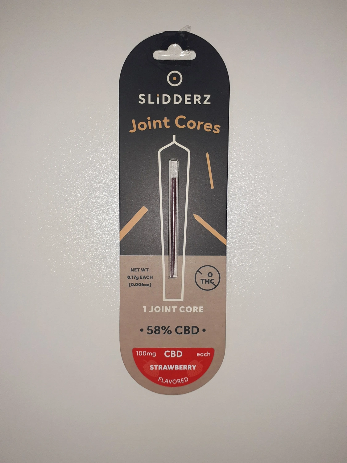 Slidderz Joint Core Strawberry 100 mg CBD, 1 ks x 0,17 g