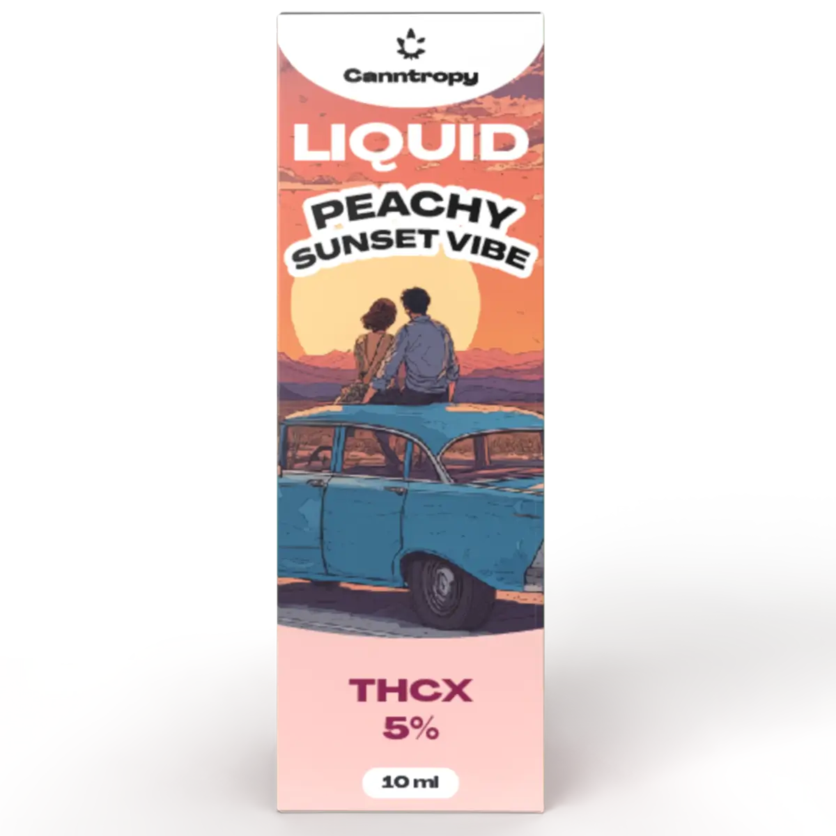 Canntropy THCX Liquid Peachy Sunset Vibe, THCX 5%, 10 ml