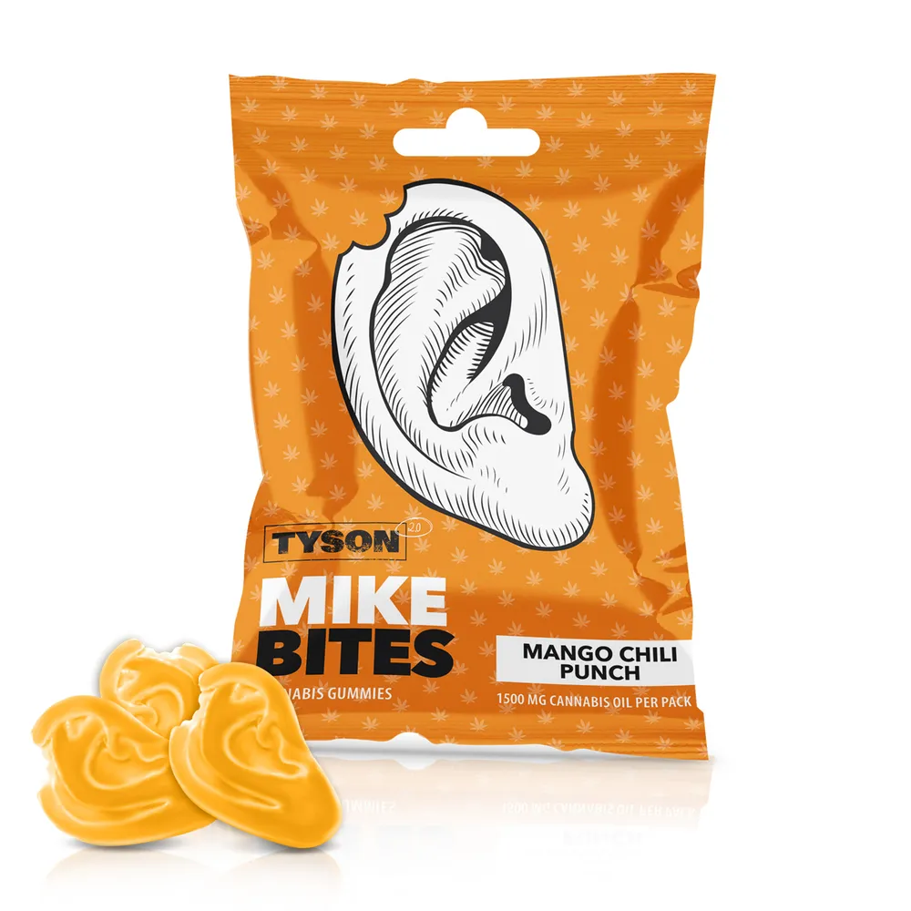 Tyson 2.0 Mike's Bites Mango Chili punč konopné želé, 50 g