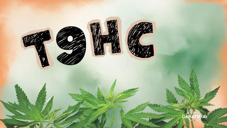 What is T9HC? Cannabis leaves and the text ‘T9HC’, with the Canatura logo at the bottom right