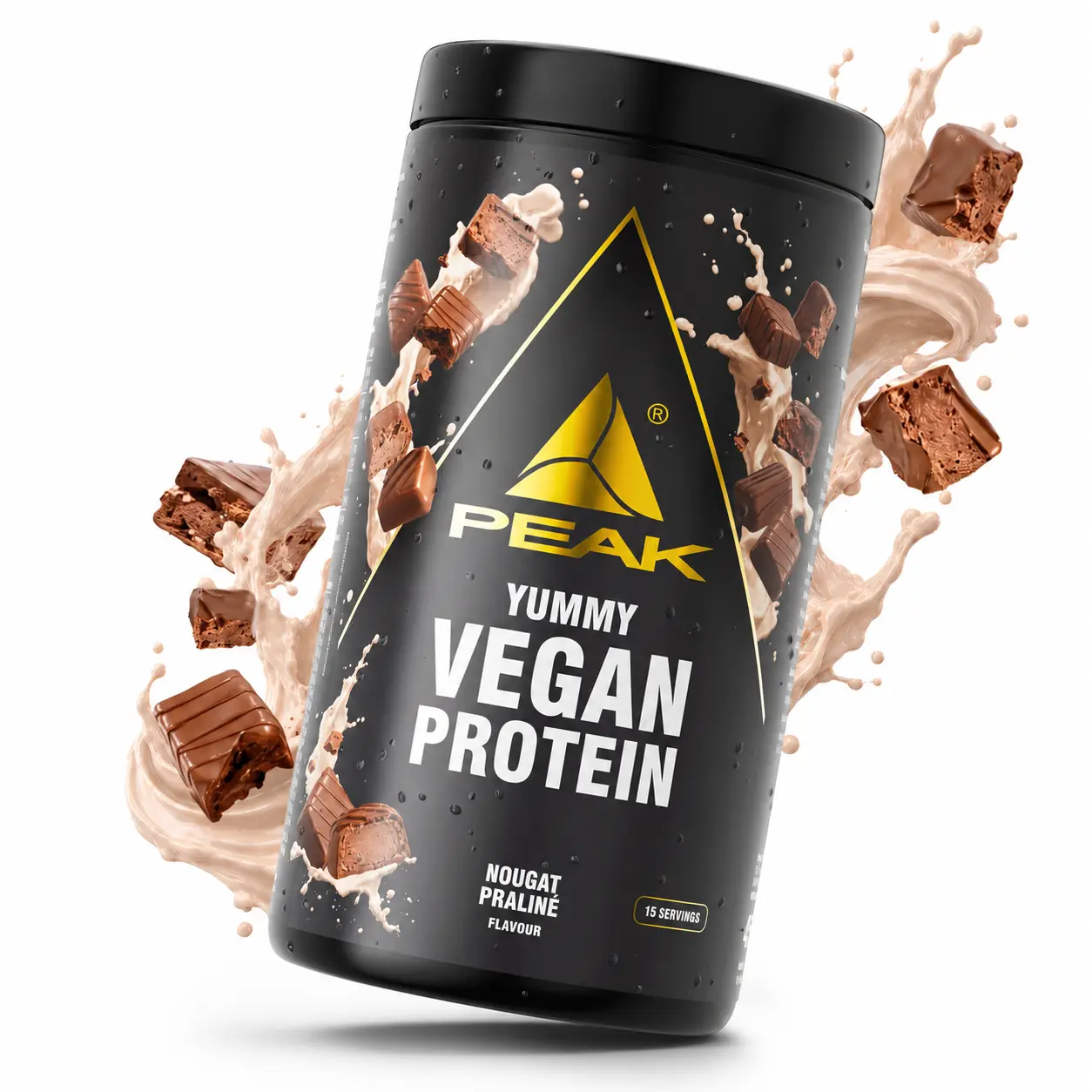 Peak Yummy Veganski protein 450g Nougat Praliné
