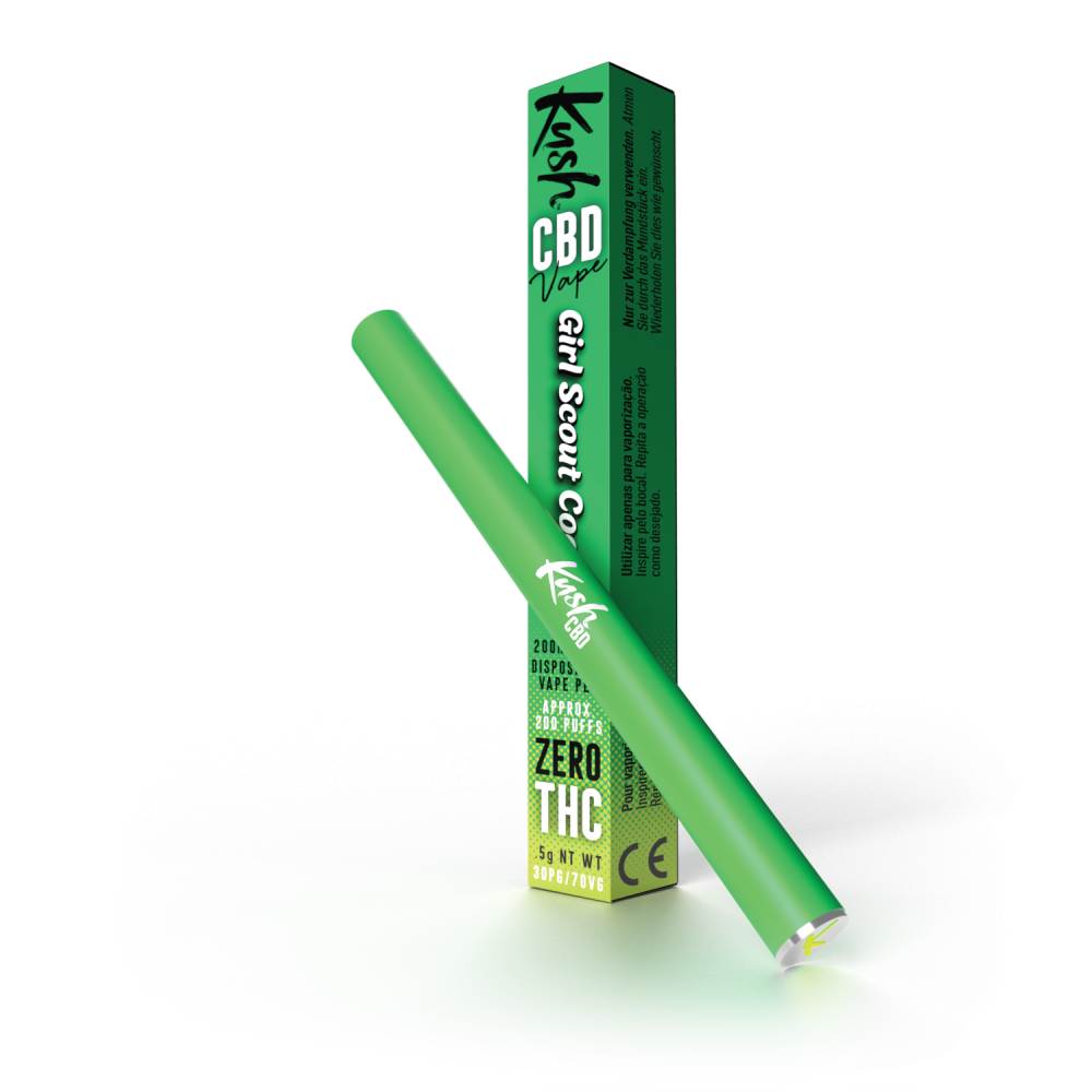 Kush CBD Vape Pen - Girl Scout COOKIES, 200 mg CBD, 0,5 g