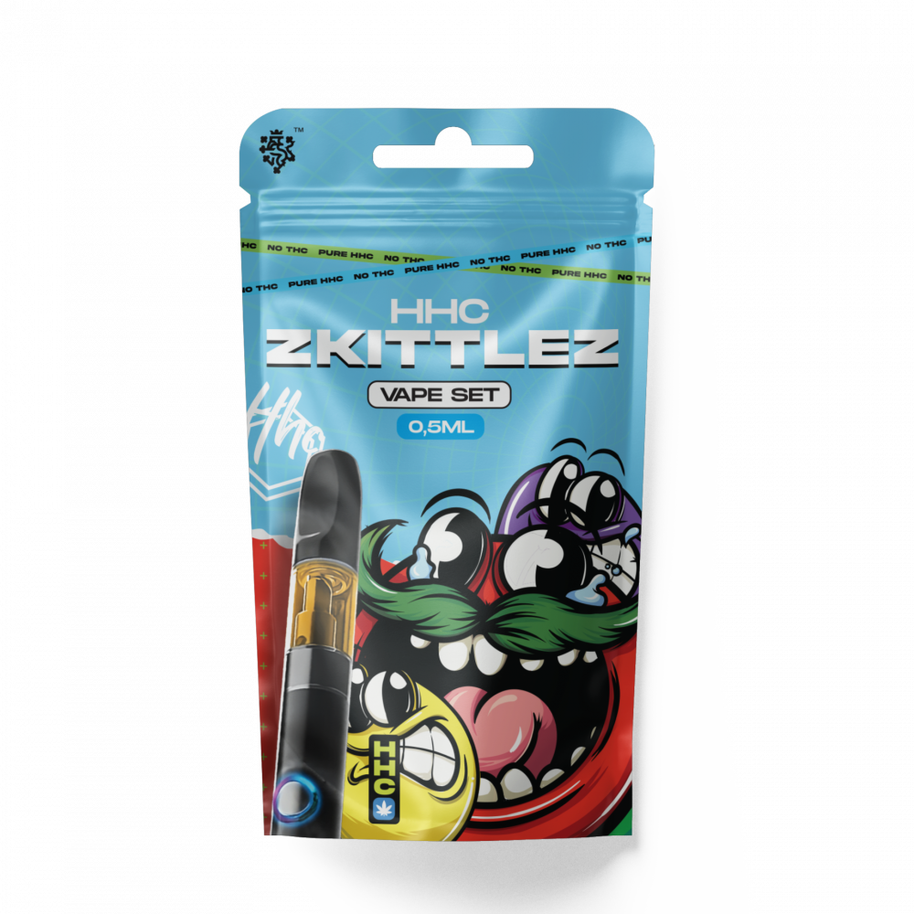 Czech CBD HHC Set Batterij + Patroon Zkittles, 94 %, 0,5 ml