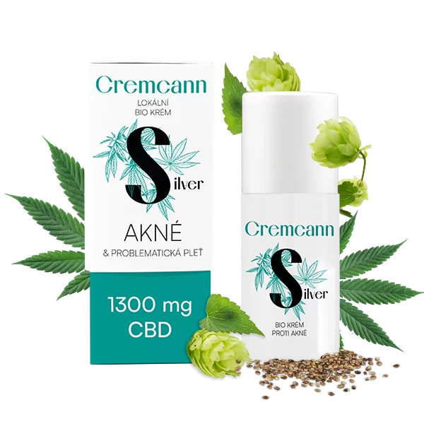 Annabis Cremcann Silver local BIO krém na problematickou pleť, 1300 mg CBD, 30 ml
