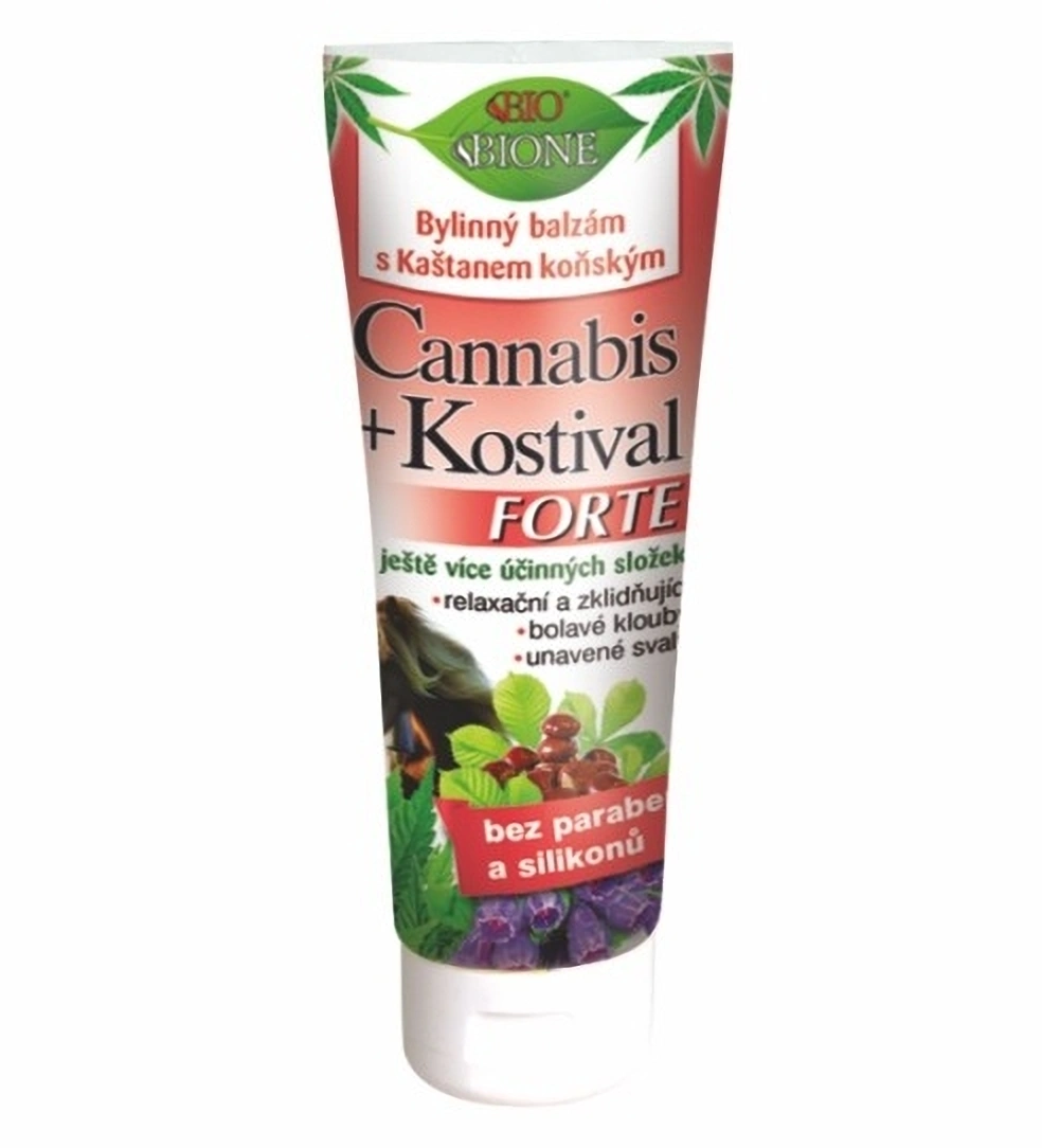 Bione Bylinkový balzam s pagaštanom KONOPIE + COSTIVAL FORTE, 200 ml