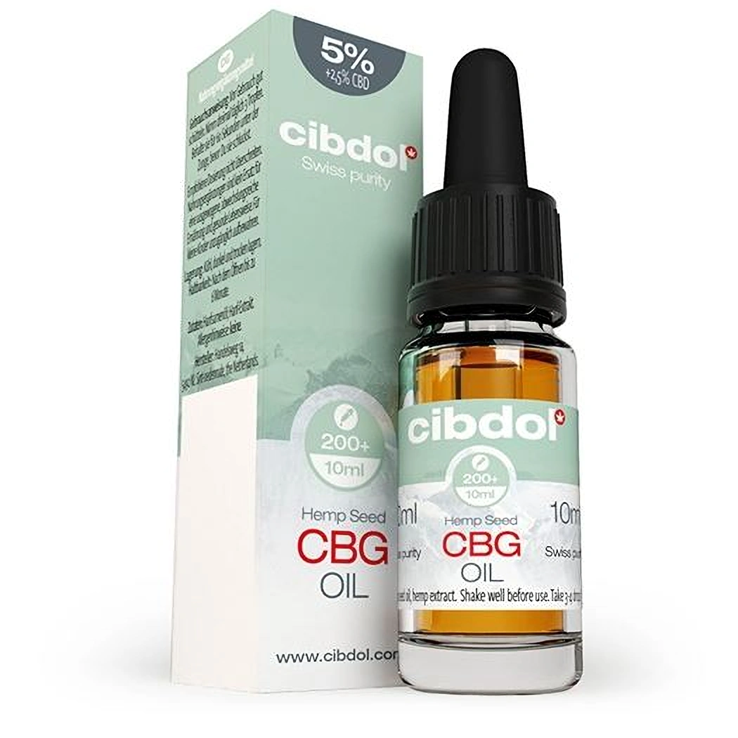 Cibdol Hennepolie 5% CBG en 2,5% CBD, 500:250 mg, 10 ml