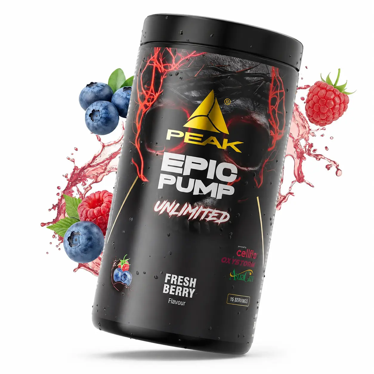 Peak Epic Pump Unlimited pojačivač 450 g + 80 ml glicerola Fresh Berry
