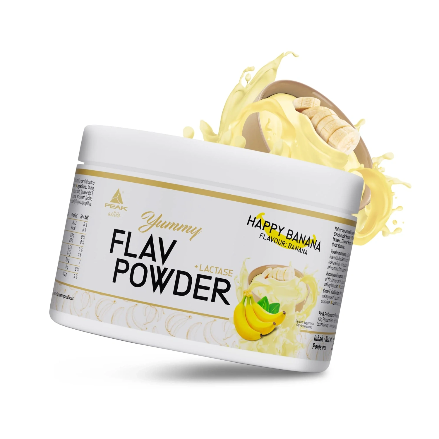 Peak Yummy Flav prašak 250 g Happy Banana