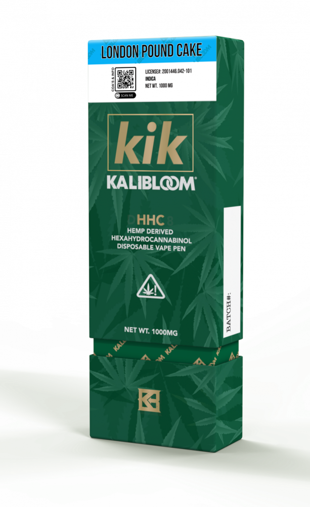 Kalibloom HHC Vape Pen Londen Pond Cake 96%, 1000 mg HHC, 1 ml