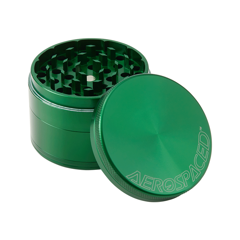 Grinder Aerospaced (4-delig) 63 mm - Groen