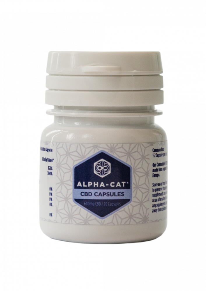 Alpha-CAT CBD kapsuly 20x30 mg, 600 mg