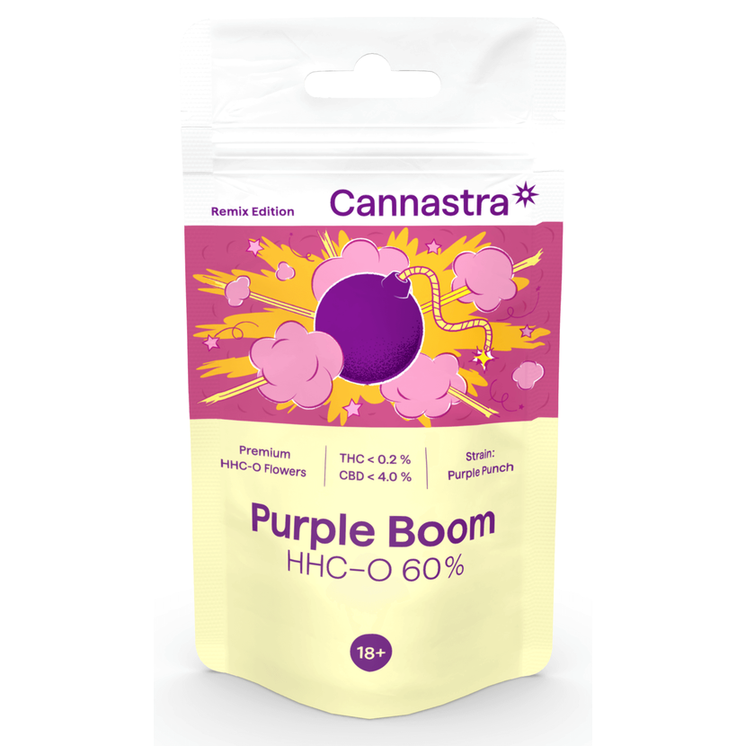 Cannastra HHC-O bloem Paarse Boom 60%, 1 g - 100 g
