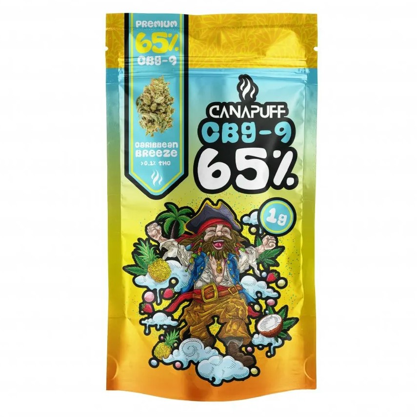 CanaPuff CBG9 Blüten Caribbean Breeze, 65 % CBG9, 1 g - 5 g