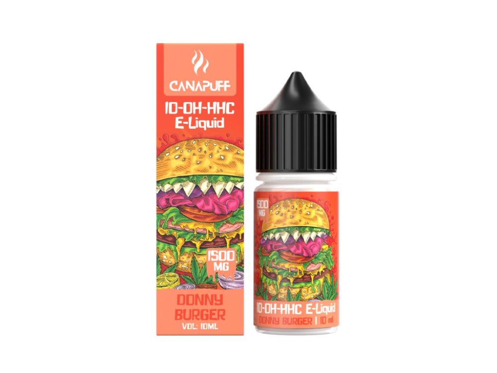 CanaPuff 10-OH-HHC vloeibare Donny Burger, 1500 mg 10-OH-HHC, 10 ml