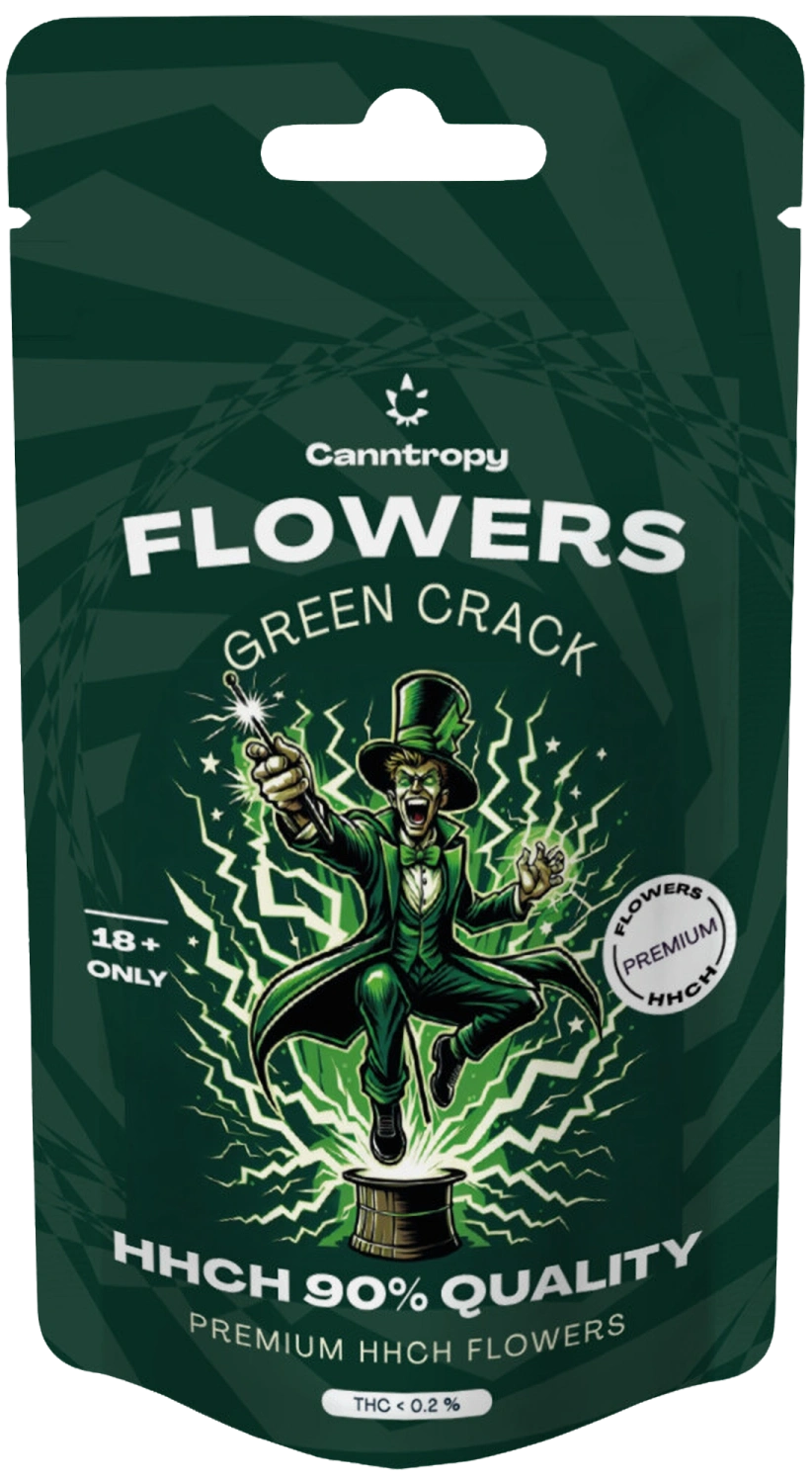 Canntropy HHCH Flower Green Crack, HHCH-kwaliteit 90%, 1 g - 100 g